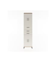 Hyperion Dolap 3 Raflı 3 Çekmeceli 4 Kapaklı 60x44x243 Çam-Aytaşı