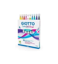 GIOTTO TURBO SOFT BRUSH SUDA ÇÖZÜNÜR INTENSE COLOURS 10'LU