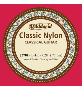 D'Addario J2701 Student Nylon Klasik Gitar Tek Tel (E-Mi - Normal Tension - Naylon)