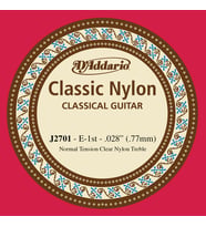 D'Addario J2701 Student Nylon Klasik Gitar Tek Tel (E-Mi - Normal Tension - Naylon)