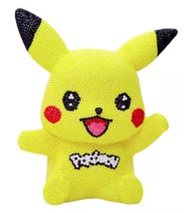 Pokemon Pikachu 3D Kendin Yap Diy Elmas Mozaik Yapıştırma Figür Kumbara