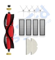 ROBOROCK  S50 – S55 –S5 MAX – S6 – S6 MAXV Uyumlu 1 Ana Fırça 4 Yan Fırça 4 Filtre 2 Mop PKT-iasgf0000677