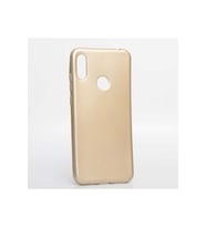 Huawei Honor 8A Uyumlu Kılıf Zore Premier Silikon Kapak (Gold)