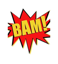 Bam! Ahşap Poster Dekoratif