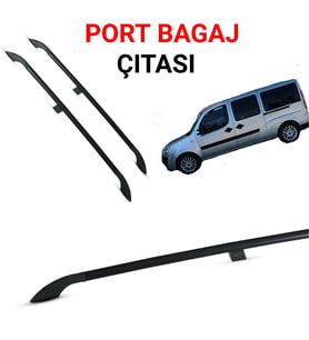 DOBLO UZUN ŞASE PORTBAGAJ SİYAH TAVAN ÇİTASI MAXİ 2004 2005 2006 2007 2008 2009