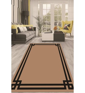 Dijital Kaymaz Taban Yıkanabilir Modern Renkli Salon Halısı Mutfak Halısı Yolluk ND-HT-438 (Çok Renkli)