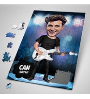 Kişiye Özel Hediye Popstar Karikatürlü Puzzle