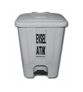 Pratik 65 Lt Pedallı Evsel Atık Kovası, Hızlı ve Temiz Kullanım