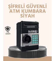 Işıklı Sesli Şifreli Atm Görünümlü Kasa Kumbara
