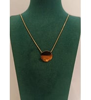 Monalisa Home Lüks Gold Renk Figürlü Gösterişli Kolye