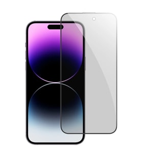 Ally iPhone 15 Pro Privacy Hayalet Full Koruma Tempered Cam Ekran Koruyucu-(5775) - 1OL7826-9338
