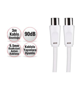 Cab-1234 Ant Anten Kablosu Gold master