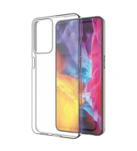 Coverzone Oppo Reno 7 4G ile uyumlu K?l?f S�per Esnek Yap?l? Toz ve Kirden Koruyan Silikon M33 ile uyumlu S�per ?effaf Kapak.