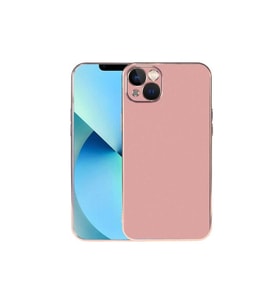 Apple iPhone 13 Uyumlu Kılıf Zore Viyana Kapak (Rose Gold Altın)