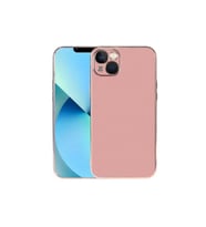 Apple iPhone 13 Uyumlu Kılıf Zore Viyana Kapak (Rose Gold Altın)