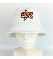 Woodycord Star Beyaz Bucket Şapka Unisex