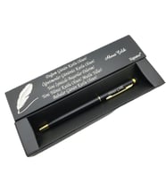 Signator® C511 Slim Mat Siyah Tükenmez Kalem  İsme Özel Kalem  Hediyelik Kalem (Karışık)