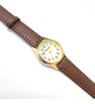 Marlas Retro Kadın Kol Saati, Vintage Tasarım, Klasik Tasarım, Altın / Gold Rengi, Minimal, Kayışlı