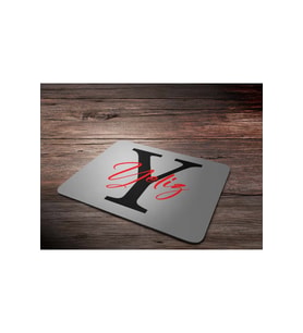 KİŞİYE ÖZEL Y HARF BASKILI MOUSE PAD