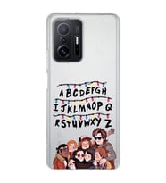 Redmi Mi 11T/Mi 11T Pro Uyumlu Stranger Things Desenli Şeffaf Telefon Kılıfı