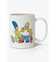 Simpsonlar Beyaz Porselen Kupa Bardak Sevgiliye Arkadaşa Hediye
