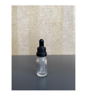 10ml, Şeffaf Cam Şişe, 12 adet, Cam Damlalıklı, Ecza şişesi, Propolis şişesi, Siyah Kapak Siyah Emzik