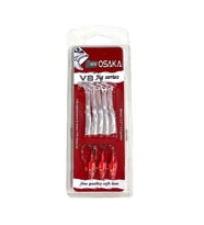 Osaka V8 Jig Series 8 Cm 5.5 Gr Silikon Yem red head Silver