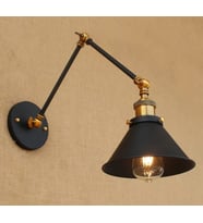 MYLİGHTS RETRO RUSTİK AKROBAT APLİK 18CM EN (Siyah)