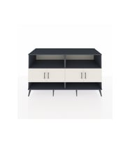 Kronos Konsol 4 Raflı 4 Kapaklı 176x59x99 Antrasit-Aytaşı