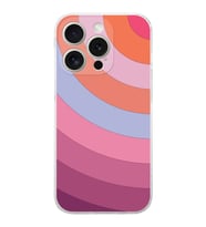 PrintiFy Apple iPhone 15 Pro Uyumlu Kamera Korumalı Renk Cümbüşü F Tasarımlı Şeffaf Silikon Kılıf