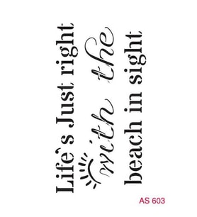 Cadence New Stencil Collection A4 AS-603 