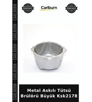 Özel Üretim Dekoratif Aksesuar Ev Hediyelik Metal Askılı Tütsü Brülörü Büyük Ksk2178
