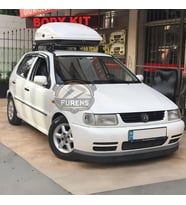 Volkswagen Polo Mk3 1994-2003 6N Uyumlu H lip Esnek Ön Lip 2 Parça Karlık Ön Ek Tampon Altı Dil