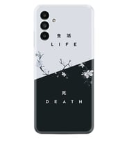 Samsung A23 A31 A32 A50 A51 A52 A53 A70 Kılıf Desenli Silikon Life and Death 1339