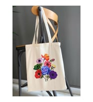 Bez Çanta Dünyası Çiçekli Bez Çanta