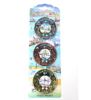 İstanbul Temalı Metal Magnet 3'Lü Set Alk2890