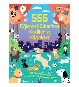 555 Eğlenceli Çıkartma - Kediler Ve Köpekler