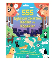 555 Eğlenceli Çıkartma - Kediler Ve Köpekler