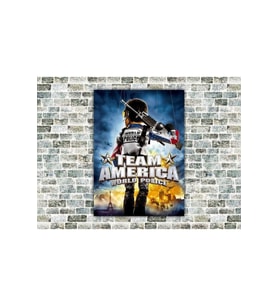 Team Amerıca World Polıce Ahşap Tablo