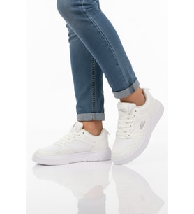 Slazenger Beyaz Bağcıklı Cilt Hafif Esnek Unisex Spor Ayakkabı Energy G