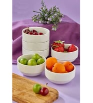 Cooker CKR4133 Porselen Joker Kase 10 Cm 6 Lı (Beyaz)