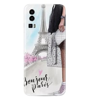 General Mobile GM 23 Kılıf Resimli Desenli Baskılı Silikon Bonjour Paris 1419