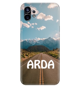 Nothing Phone 1 / 2 Kılıf İsim Yazılı Kişiye Özel Silikon Kapak Model-50 (Çok Renkli)