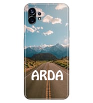 Nothing Phone 1 / 2 Kılıf İsim Yazılı Kişiye Özel Silikon Kapak Model-50 (Çok Renkli)