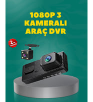 Full HD 1080P Araç Kamerası Gece Görüşlü, Döngü Kayıt ve Geri Görüş