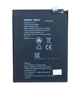 General Mobile GM 20 Uyumlu Pil Sıfır - Servis