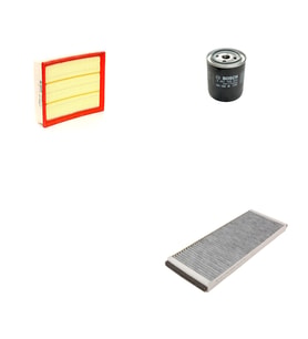 Bosch Filtre Bakım Seti Volkswagen Passat 2.8 Benzin 1996-2001 Hava + Yağ f. + Polen Filtre Sardes