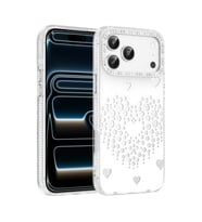 iPhone 18 Pro Max / İphone 17 Pro Max Kılıf Damla Taşlı Rivas Sert PC Kılıf
