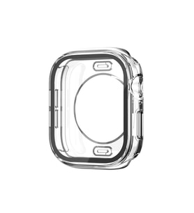 Apple Watch 10 42mm Uyumlu 360 Derece Korumalı Kasa ve Ekran Koruyucu Zore Watch Gard 12 (Beyaz)