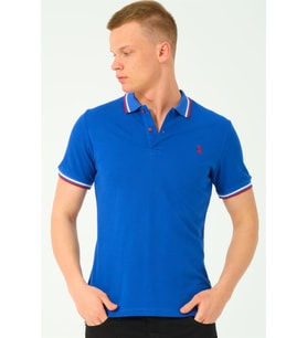 T8594 DEWBERRY ERKEK T-SHIRT-SAX-2